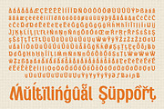 Vezanor - Sans Serif Font Display, a Sans Serif Font by Simetrica Labs (Thumbnail 6 of 9)