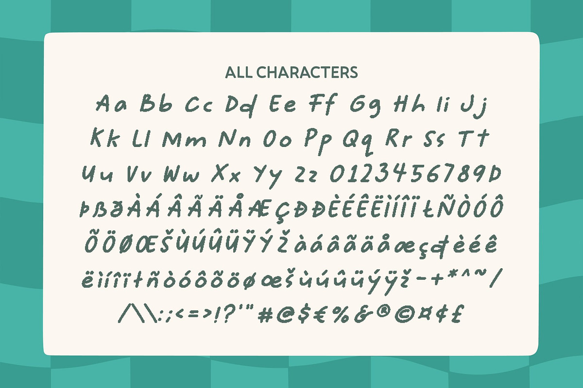 CS Bonkey Pixel, a Handwritten Font by Craft Supply Co. (Photo 8 of 8)