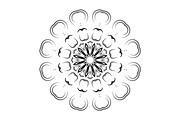 Black and White Mandala Patterns Set, a Decorative Illustration by NJ Himel (Thumbnail 46 of 101)