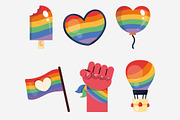Pride LGBTQ Illustrations Set, a Person Illustration by studiogstock (Thumbnail 3 of 4)