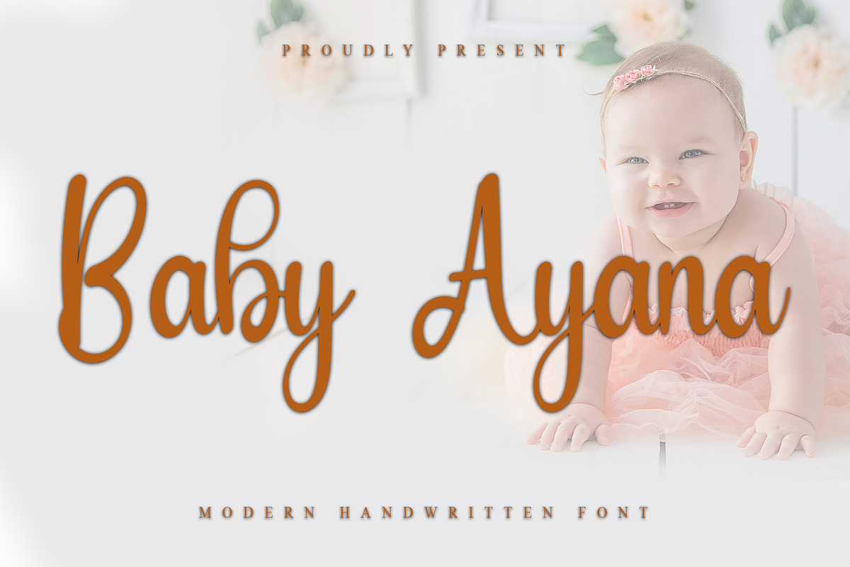 Baby Ayana, a Handwritten Font by InermediaSTUDIO (Photo 1 of 7)