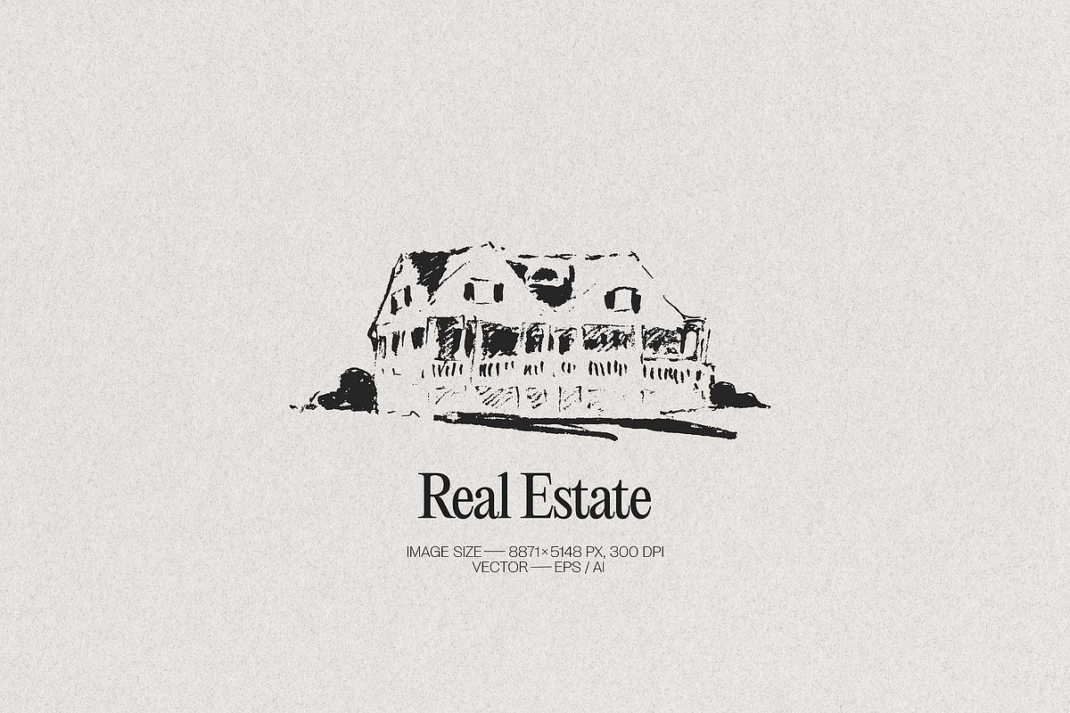 Illustrations of mansions, an Object Illustration by TheMountBirdStudio (Photo 6 of 7)