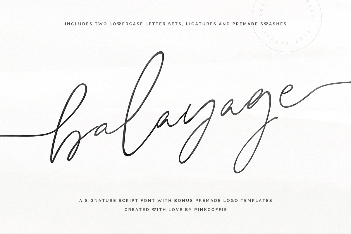 Balayage | Signature Script + Logos