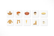 Autumn Element Set, a Seasonal Illustration by Epitomi_Studio (Thumbnail 2 of 2)