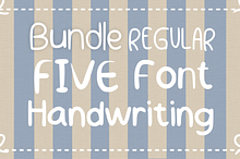 Handwriting Regular Font Bundles