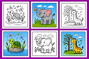 Wild Animals Coloring Book, an Animal Illustration by Coco Bloom (Thumbnail 3 of 5)