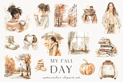 My Fall Day, a Seasonal Illustration by PeDe Designs (Thumbnail 10 of 12)