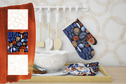 Watercolor & Gold, abstract shapes, a Texture Graphic by ollalya (Thumbnail 13 of 13)