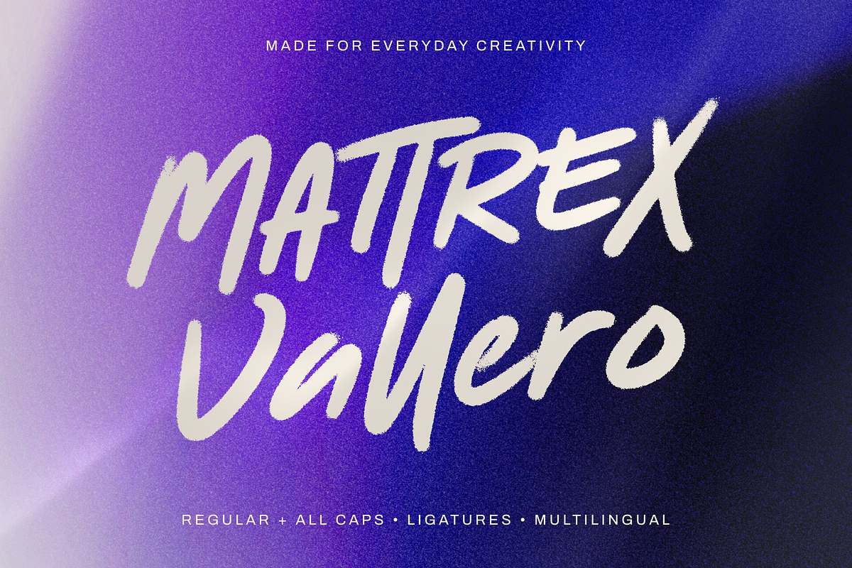 Mattrex & Vallero – Font Duo, a Handwritten Font by Negara Studio (Photo 1 of 11)
