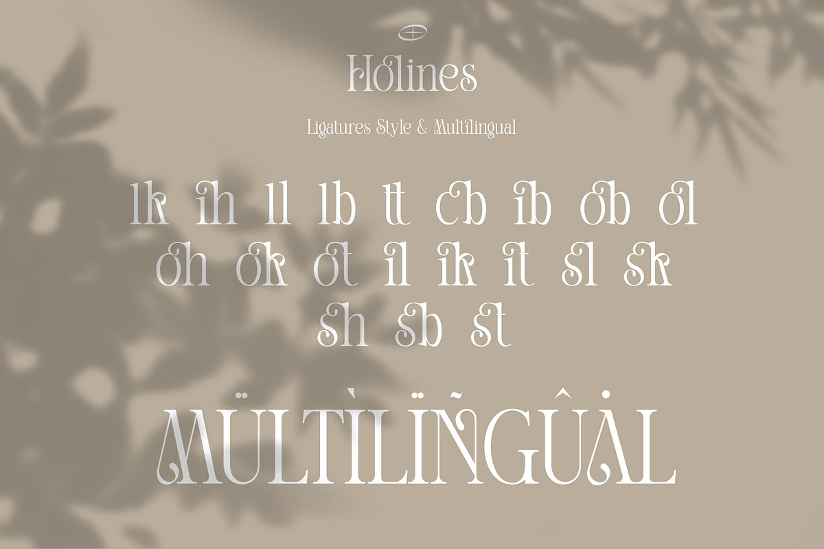 Holines Display Serif Typeface, a Serif Font by Alfinart (Photo 5 of 10)