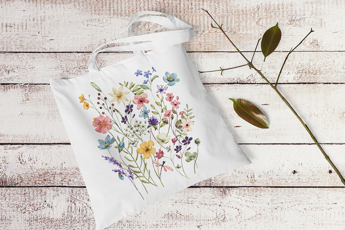 Wild flowers, butterflies, dragonfly, a Decorative Illustration by Larisa Maslova (Photo 7 of 11)