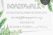 Rustical Boardwalk, a Font by AurAandTheCat (Thumbnail 3 of 18)