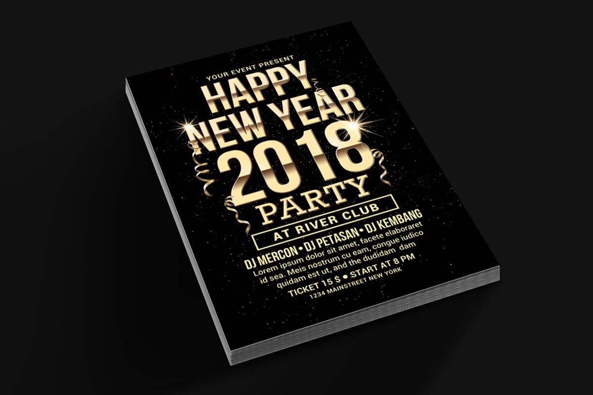 New Year Flyer, a Flyer Template by Muhamad Iqbal hidayat (Photo 3 of 4)