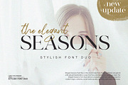 Elegant Seasons Font Duo, a Script Font by Lucky Type (Thumbnail 1 of 25)