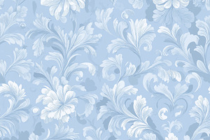 Seamless pattern, seamless ornate baroque style floral pattern i, a Pattern Graphic by Studio ANNA