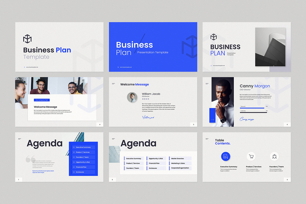 Business Plan PowerPoint Template, a Presentation Template by GoldenPixelStudio (Photo 8 of 30)