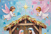 Jesus Christmas Nativity Bundle Set, a Person Illustration by PLUM&FIGS (Thumbnail 3 of 32)