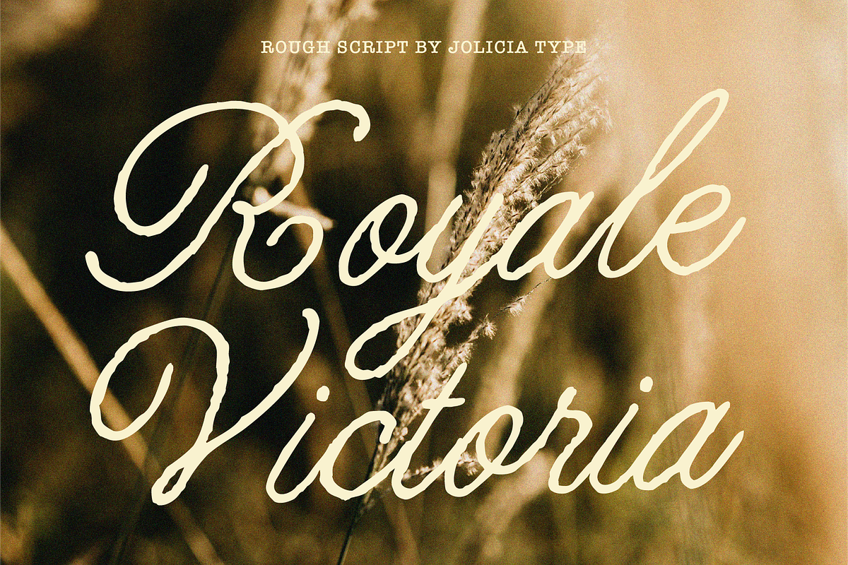 Royale Victoria | Handwritten Script, a Handwritten Font by Jolicia Type (Photo 1 of 10)