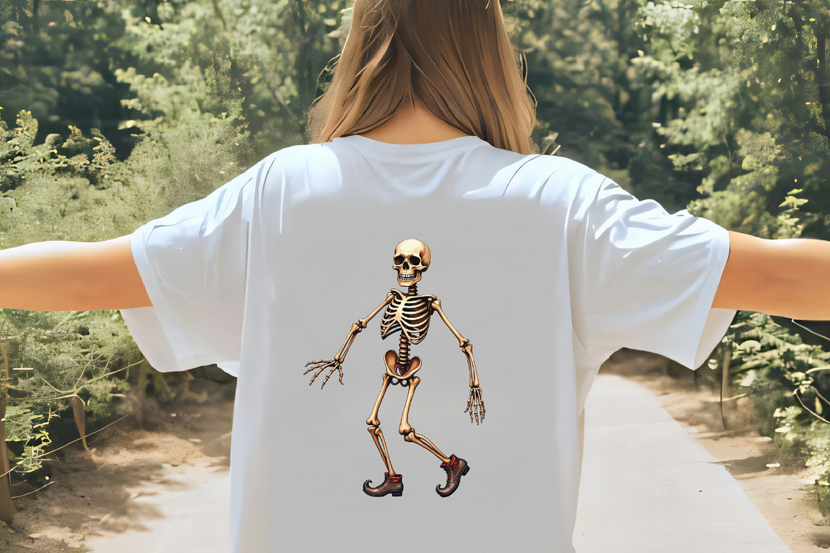 Cute Christmas Skeleton PNG Clipart, an Illustration by CrexoraLab (Photo 5 of 5)
