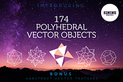 Polyhedral Vector Objects + Bonus!, an Object Graphic by 52NINE GRAPHICS (Thumbnail 1 of 10)
