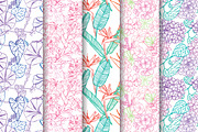 18 Floral Seamless Patterns Set, a Pattern Graphic by Sunset&Sea Design (Thumbnail 2 of 6)