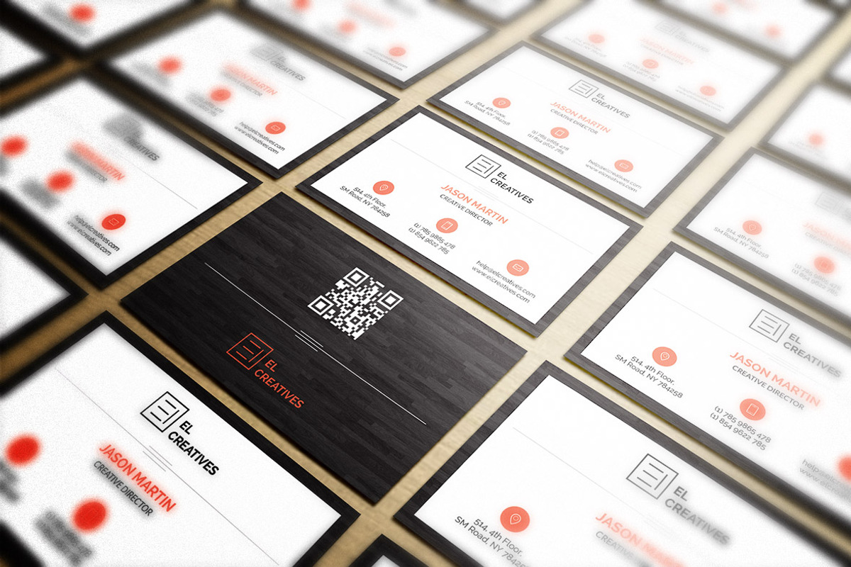 Clean Wooden Business Card, a Business Card Template by bouncy (Photo 3 of 4)