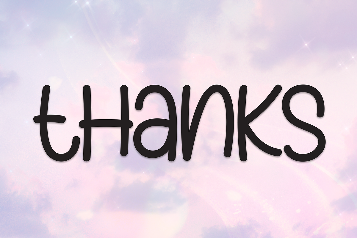 Cute Pinky | Script Font, a Script Font by Scratchones (Photo 8 of 8)