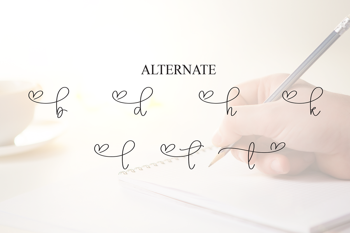 Angela Signature | Script Font, a Handwritten Font by Scratchones (Photo 8 of 9)