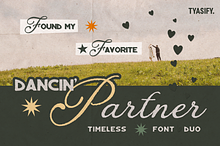 Dancing Partner Vintage Font Duo
