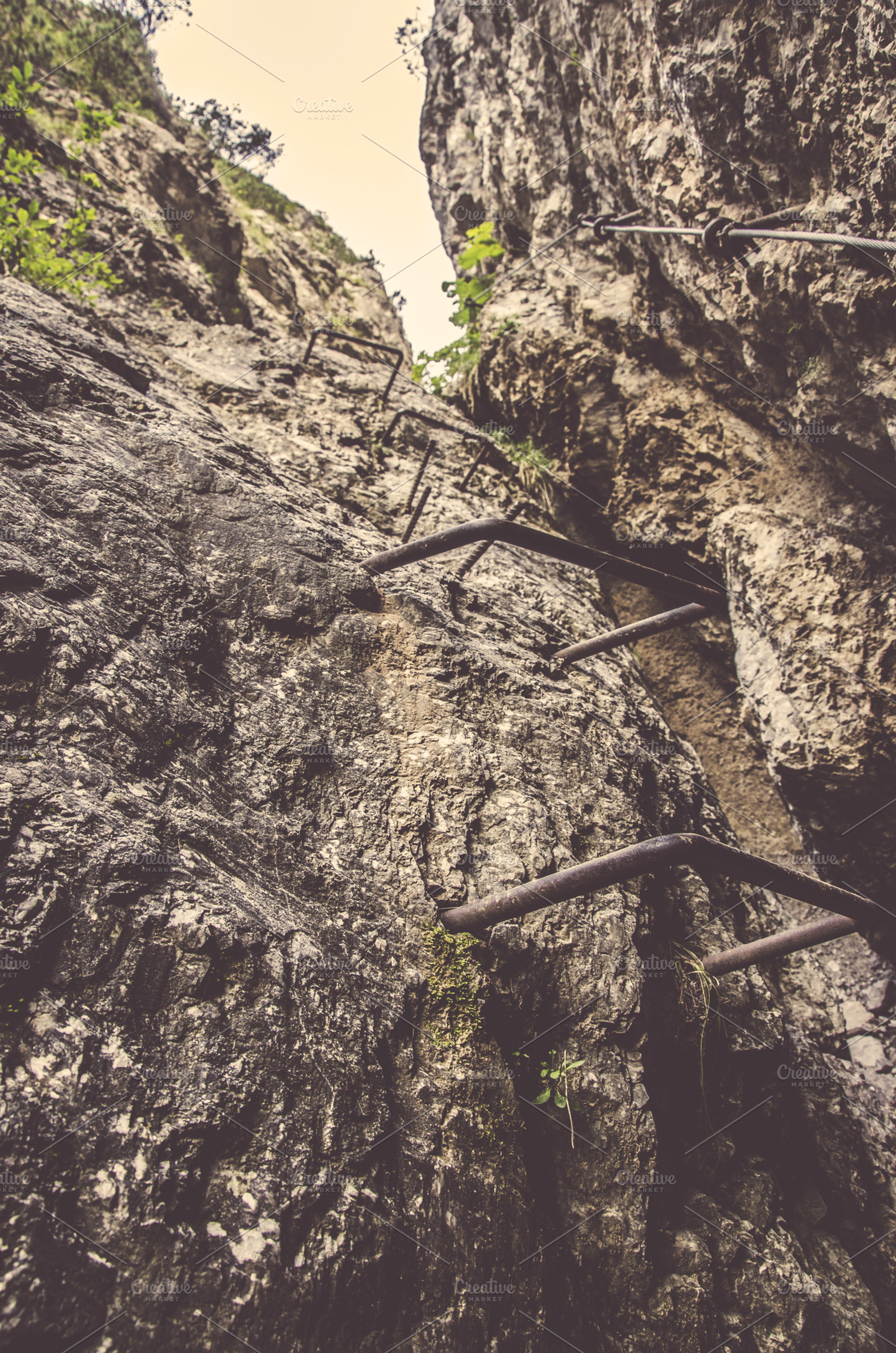 Steep Climbing Path