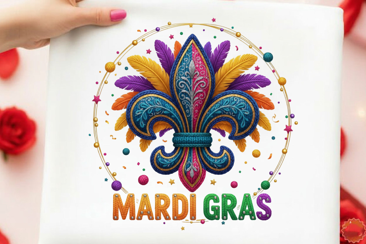 Fleur De Lis Yarn Png Mardi Gras, an Illustration by designcity5 (Photo 6 of 9)