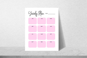 Yearly Planner Template