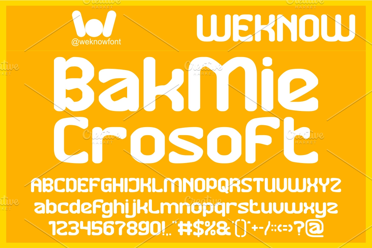 Makanan Indonesia font, a Sans Serif Font by weknow (Photo 4 of 9)