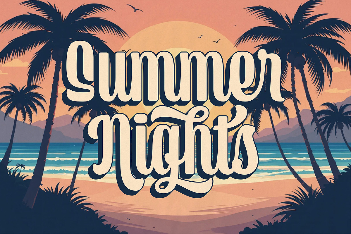 Curlvita – Retro Condensed Script, a Script Font by Abbasy Studio (Photo 7 of 9)