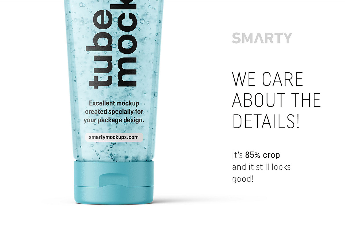 Cosmetic tube mockup, a Packaging Mockup by Smarty Mockups (Photo 4 of 5)