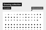 Social media - Solid - 152 icons, a Solid Icon by Pictomate Icons (Thumbnail 2 of 7)