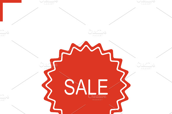 Sale Sticker. Vector Icon