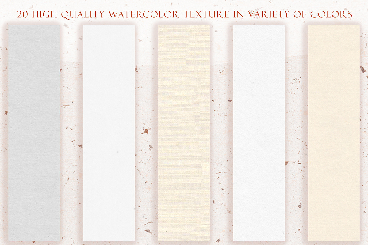 Crafty Delicate Watercolor Paper Set, a Texture Graphic by Liquid Amethyst Art (Photo 5 of 7)