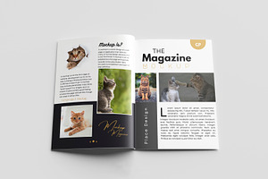 5 Realistic Magazine Mockup