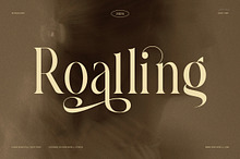 Roalling Elegant Serif Font