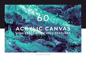 60 Acrylic Paint Textures
