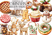 Christmas Holiday Baking Clipart Bun, an Illustration by Daily.Designs (Thumbnail 1 of 5)