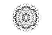 Black and White Mandala Patterns Set, a Decorative Illustration by NJ Himel (Thumbnail 95 of 101)