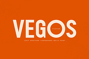 Vegos Font, a Sans Serif Font by vuuuds (Thumbnail 1 of 7)