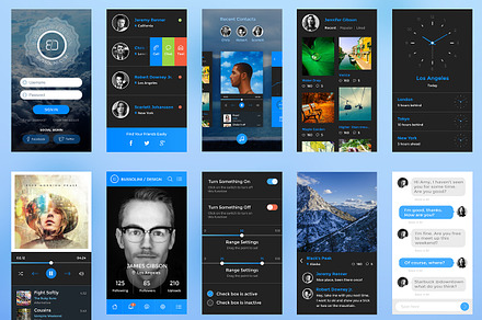 iPhone 6 Media Player UI Kit