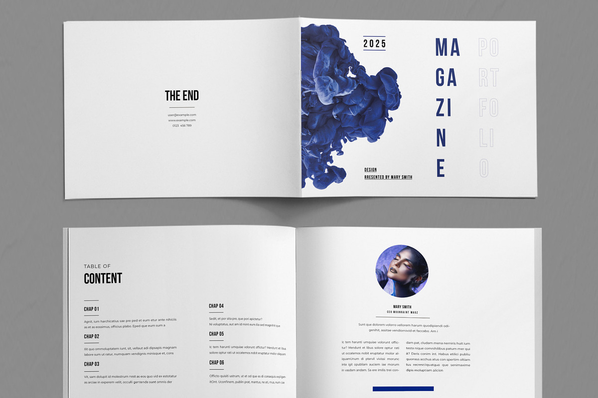 Magazine Layout Landscape, a Magazine Template by ContestDesign (Photo 2 of 5)