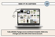 Course Workbook - Tropical Boho, a Social Media Template by Freedom Business Shop (Thumbnail 2 of 9)