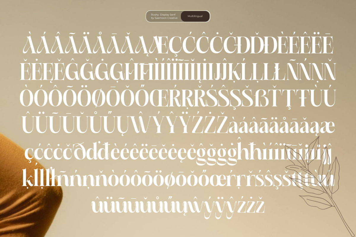 Rushy, a Serif Font by saemoon creative (Photo 8 of 14)
