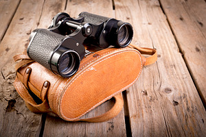 Old Binoculars, a Photo by THP Creative