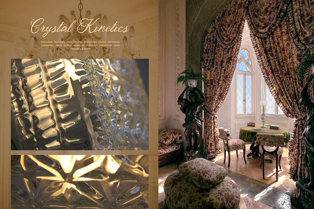 Crystal glass vintage backgrounds, a Background Graphic by Vero Arts (Photo 3 of 10)